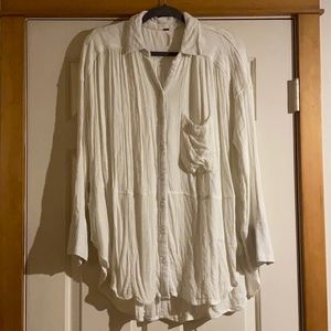Free People Button Up Tunic